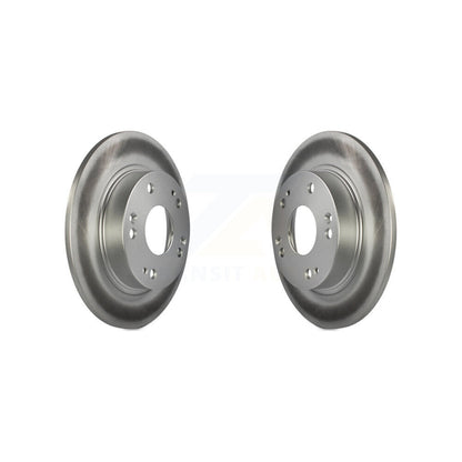 Coated Disc Brake Rotors Rear Pair For Honda Civic Acura CSX ILX