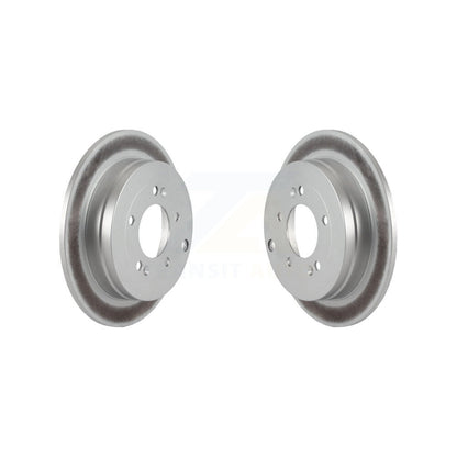 Coated Disc Brake Rotors Rear Pair For Hyundai Azera Kia Amanti
