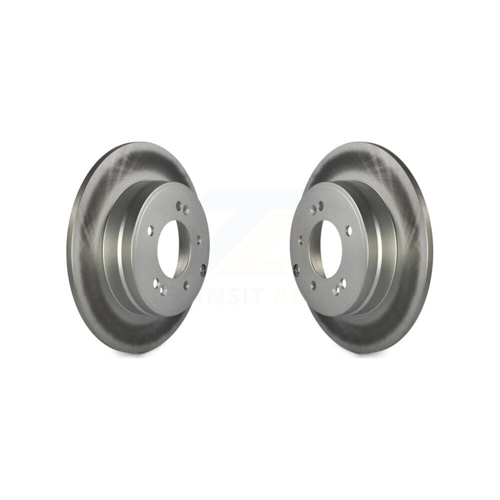 Coated Brake Rotors Rear Pair For Hyundai Sonata Tucson Kia Optima Cadenza Azera