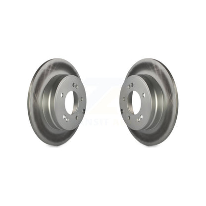 Coated Brake Rotors Rear Pair For Hyundai Sonata Tucson Kia Optima Cadenza Azera