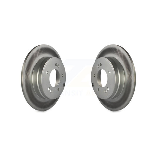 Coated Brake Rotors Rear Pair For Hyundai Sonata Tucson Kia Optima Cadenza Azera