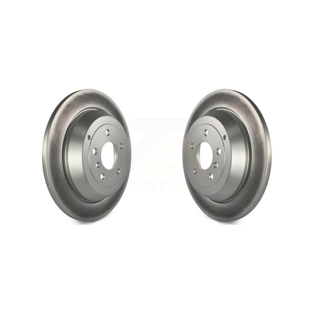 Coated Brake Rotors Rear Pair For Mercedes-Benz ML350 ML320 R350 ML500 R320 R500