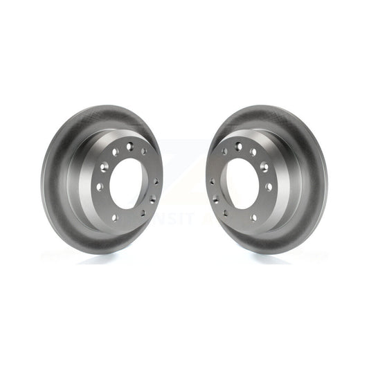 Coated Disc Brake Rotors Rear Pair For Kia Sedona Hyundai Entourage