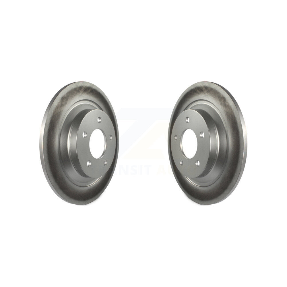Coated Disc Brake Rotors Rear Pair For Mazda 5