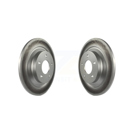 Coated Disc Brake Rotors Rear Pair For Mazda 5