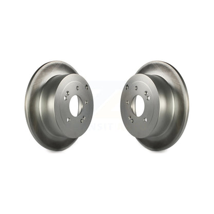 Coated Disc Brake Rotors Rear Pair For 2007-2009 Hyundai Santa Fe