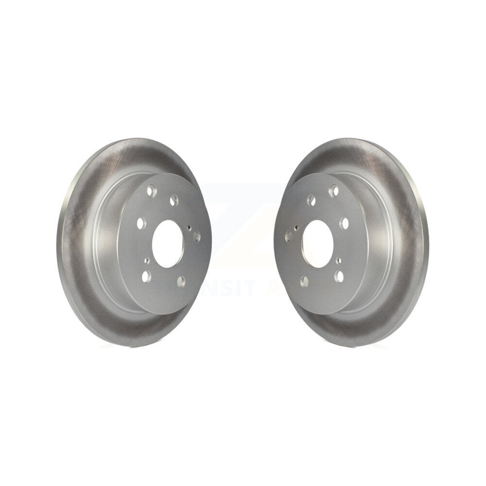 Coated Disc Brake Rotors Rear Pair For Toyota RAV4 Lexus HS250h