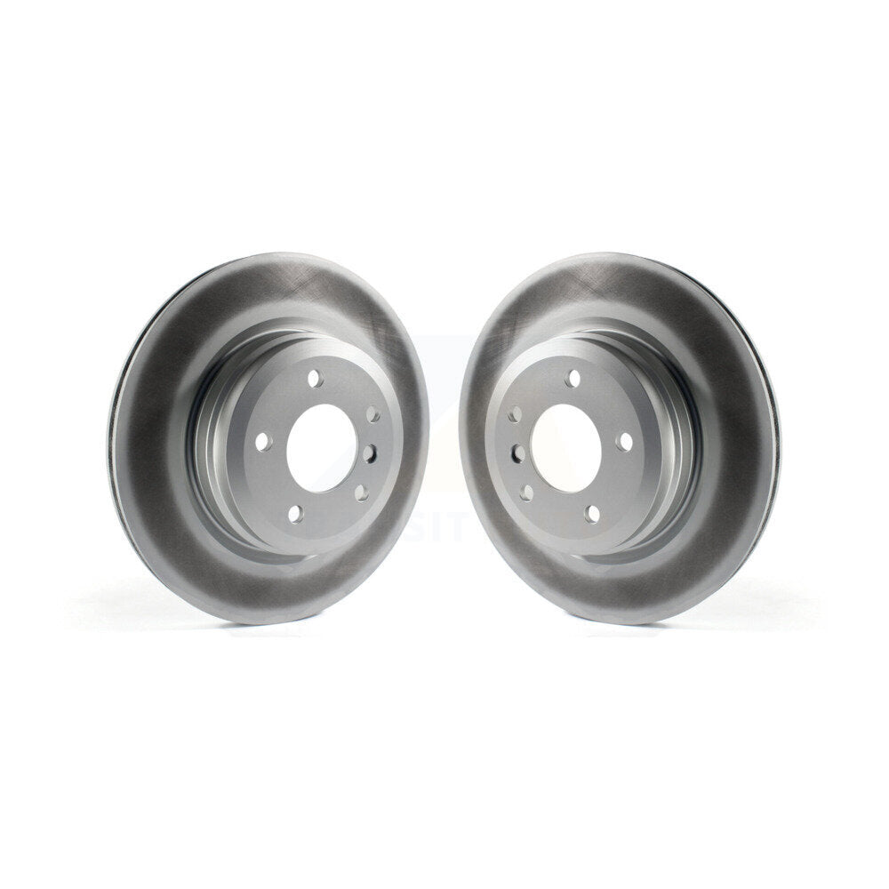 Coated Brake Rotors Rear Pair For BMW X1 335i xDrive 335xi 330i 330xi 335is 335d