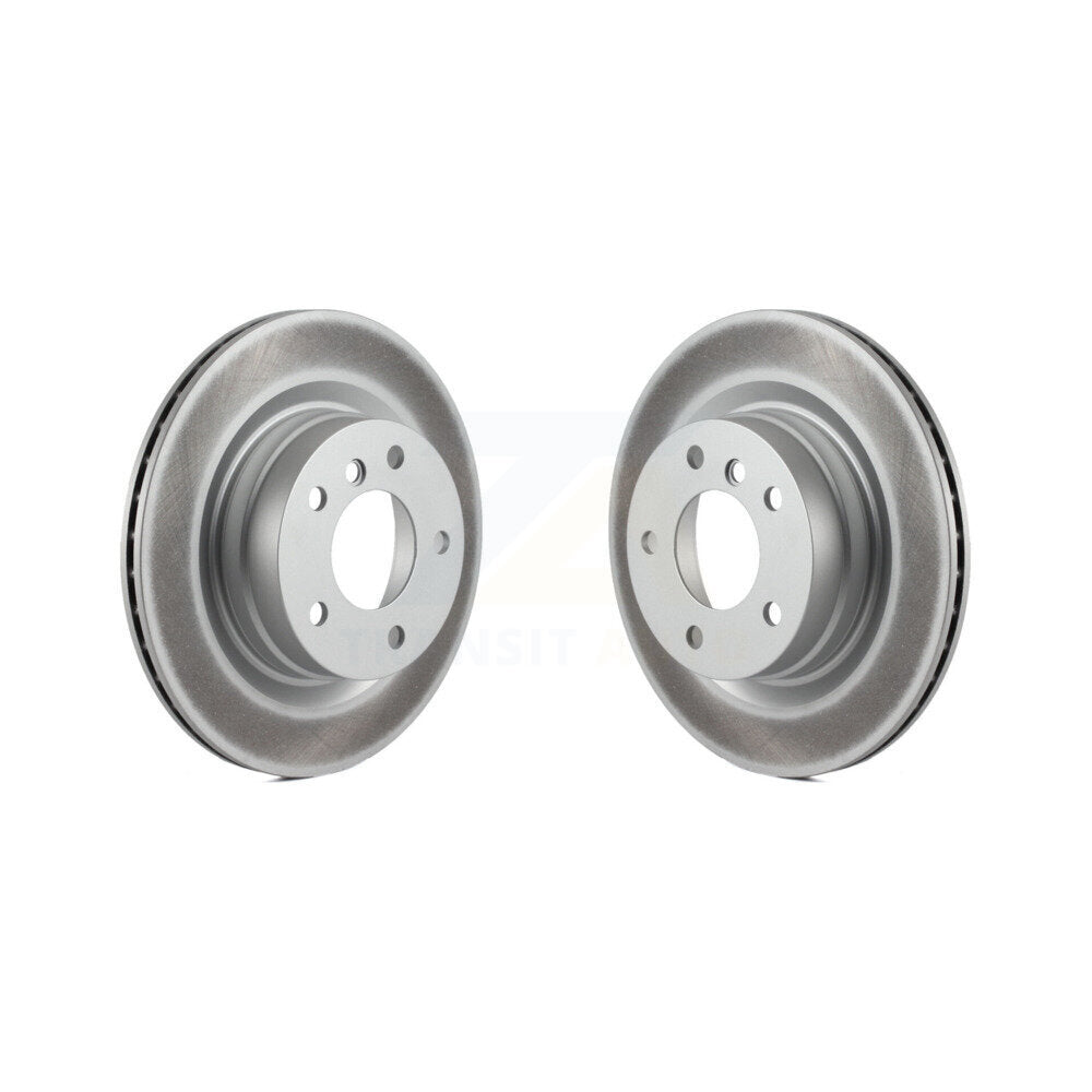 Coated Disc Brake Rotors Rear Pair For BMW 323i 328i 325i