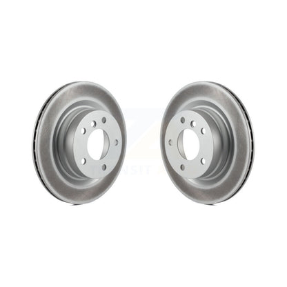 Coated Disc Brake Rotors Rear Pair For BMW 323i 328i 325i