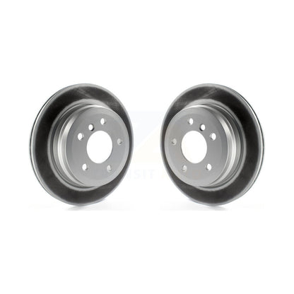 Coated Disc Brake Rotors Rear Pair For BMW 328i xDrive X1 328xi 325xi