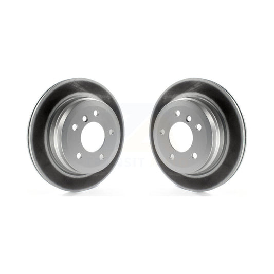 Coated Disc Brake Rotors Rear Pair For BMW 328i xDrive X1 328xi 325xi