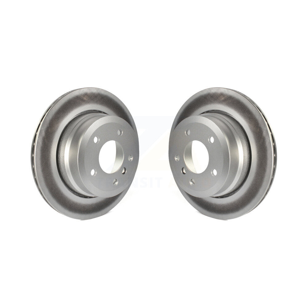 Coat Disc Brake Rotor Rear Pair For BMW 530xi 528i xDrive 535i 535xi 528xi 525xi