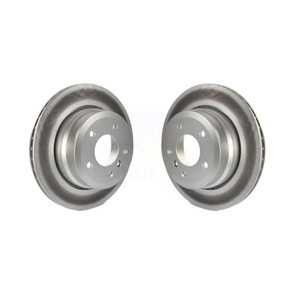 Coat Disc Brake Rotor Rear Pair For BMW 530xi 528i xDrive 535i 535xi 528xi 525xi