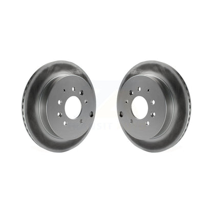 Coated Disc Brake Rotors Rear Pair For Ford Edge Mazda CX-7 Lincoln MKX