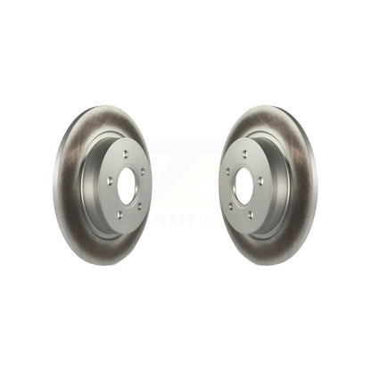 Coated Disc Brake Rotors Rear Pair For Volvo S40 C30 V50 C70