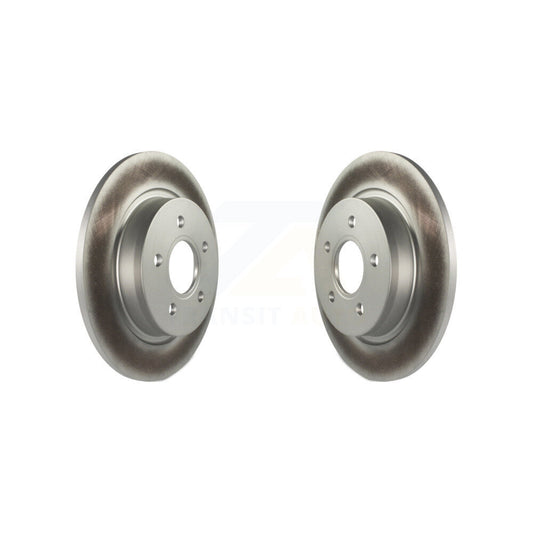 Coated Disc Brake Rotors Rear Pair For Volvo S40 C30 V50 C70
