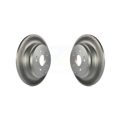 Coated Disc Brake Rotors Rear Pair For Honda Odyssey Pilot Acura MDX ZDX