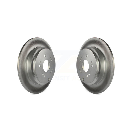 Coated Disc Brake Rotors Rear Pair For Honda Odyssey Pilot Acura MDX ZDX