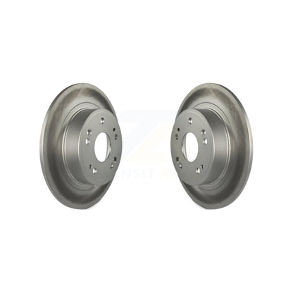 Coated Disc Brake Rotors Rear Pair For Honda Accord HR-V Acura ILX TSX