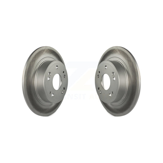 Coated Disc Brake Rotors Rear Pair For Honda Accord HR-V Acura ILX TSX