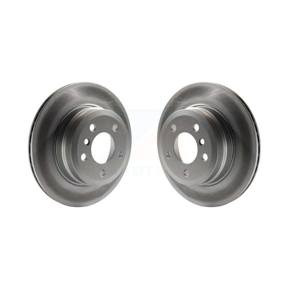 Coated Disc Brake Rotors Rear Pair For BMW X5 X6