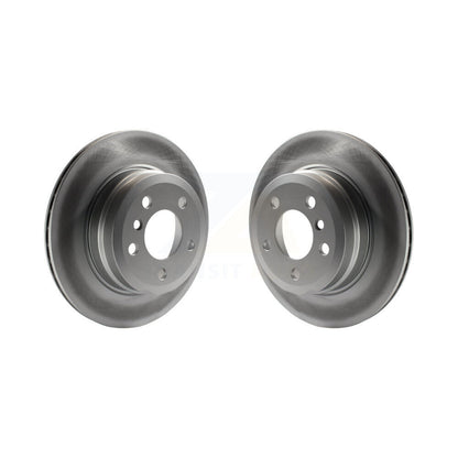 Coated Disc Brake Rotors Rear Pair For BMW X5 X6