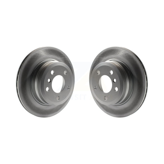 Coated Disc Brake Rotors Rear Pair For BMW X5 X6