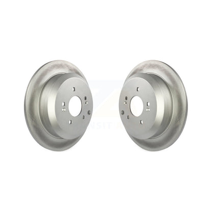Coated Disc Brake Rotors Rear Pair For 2007-2012 Hyundai Veracruz