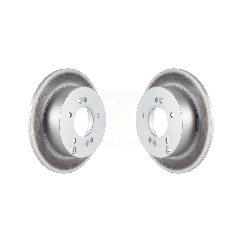Coated Disc Brake Rotors Rear Pair For 2007-2012 Kia Rondo