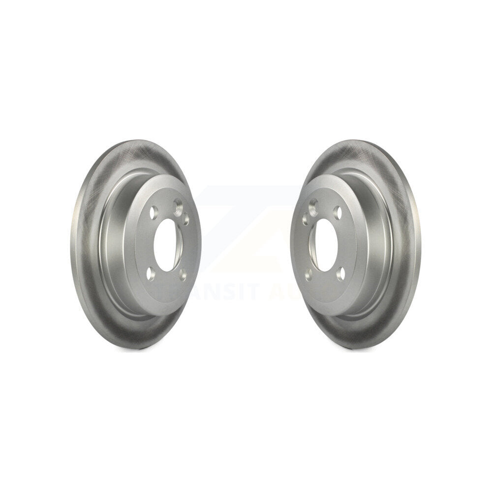 Coated Disc Brake Rotors Rear Pair For Mini Cooper