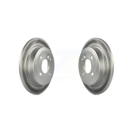 Coated Disc Brake Rotors Rear Pair For Mini Cooper
