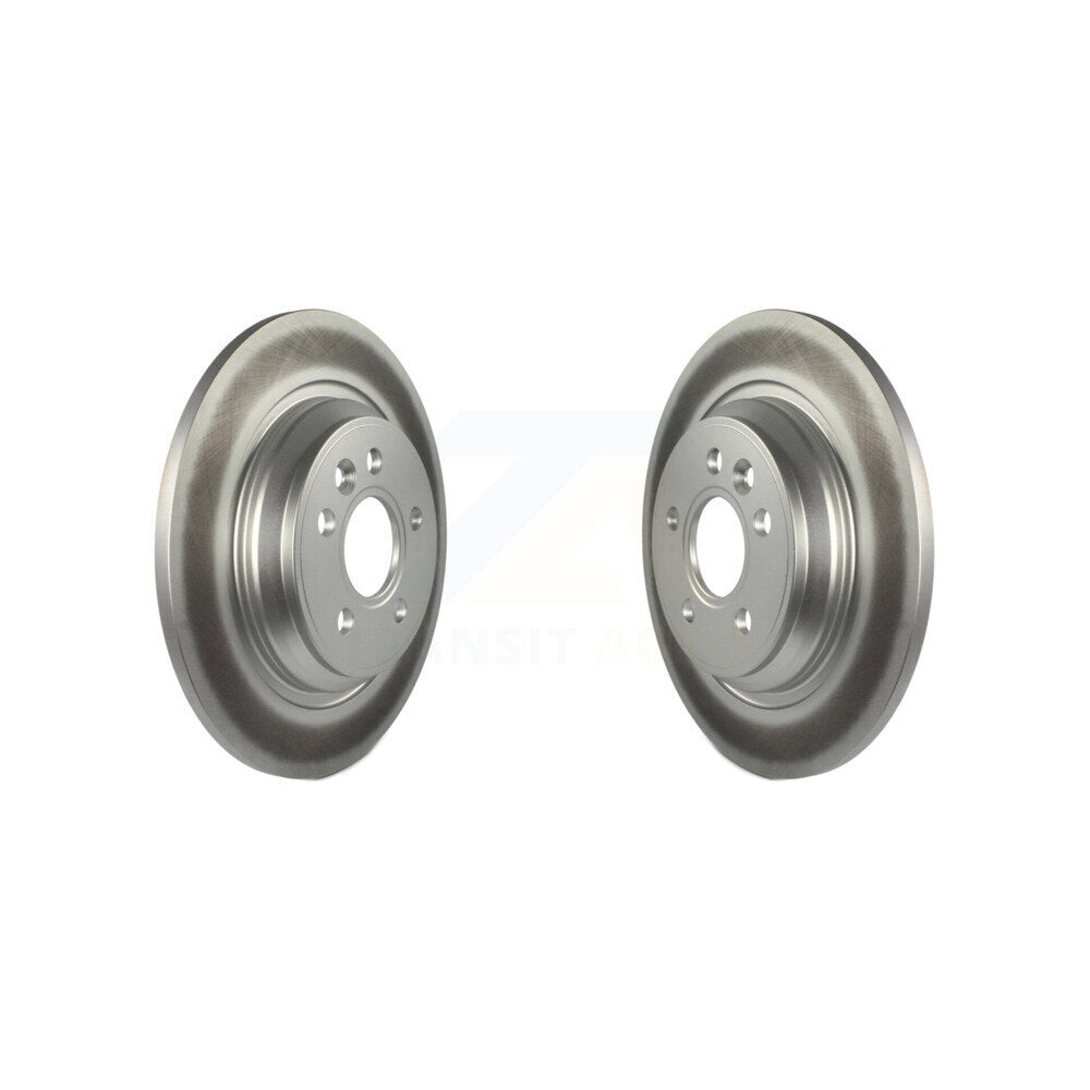 Coated Disc Brake Rotors Rear Pair For Volvo XC70 S60 V60 S80 Cross Country V70