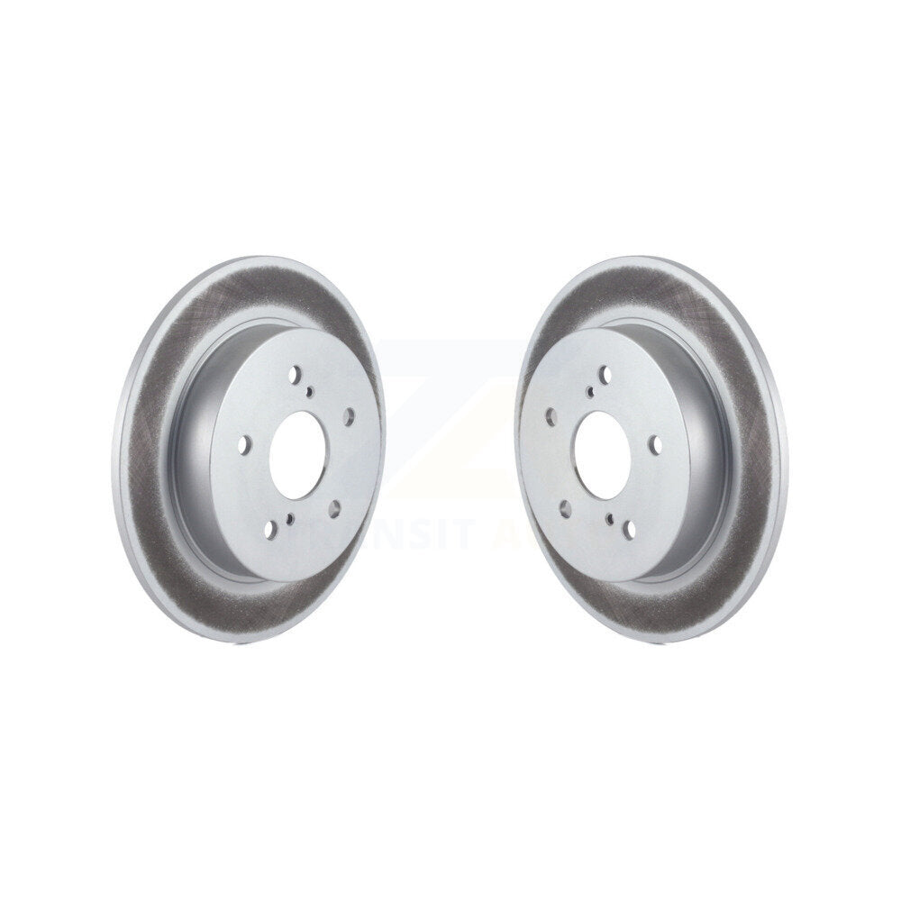 Coated Disc Brake Rotors Rear Pair For Suzuki SX4 Crossover