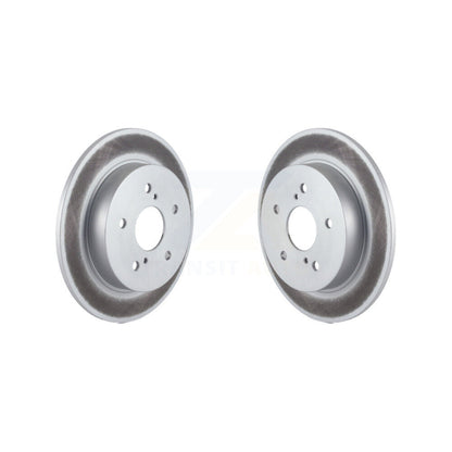 Coated Disc Brake Rotors Rear Pair For Suzuki SX4 Crossover