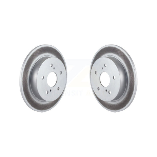 Coated Disc Brake Rotors Rear Pair For Suzuki SX4 Crossover
