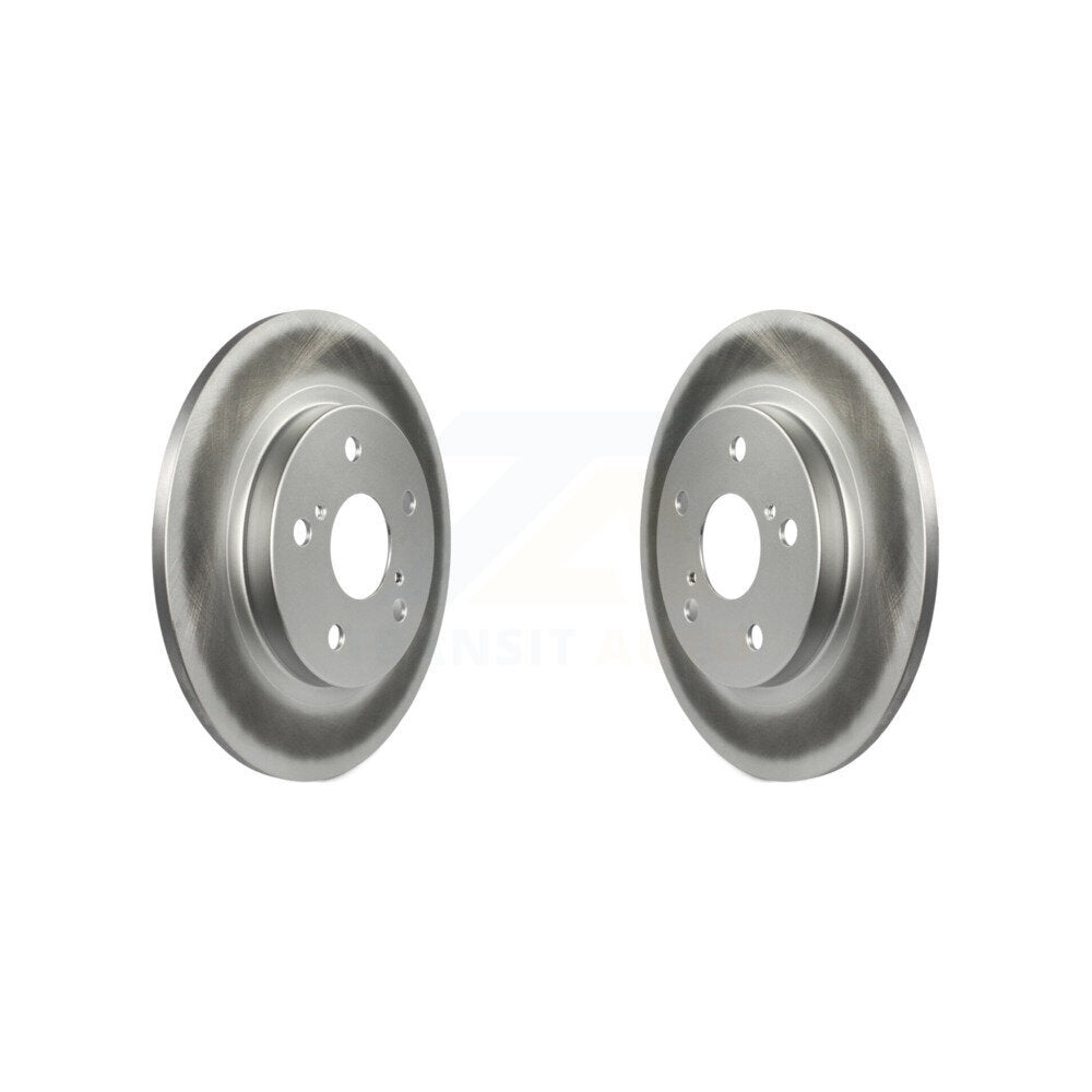 Coated Brake Rotors Rear Pair For Toyota Matrix Pontiac Vibe Corolla iM Scion xB
