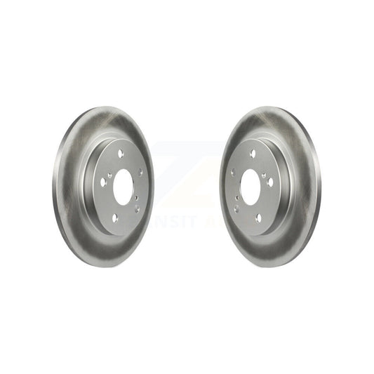 Coated Brake Rotors Rear Pair For Toyota Matrix Pontiac Vibe Corolla iM Scion xB