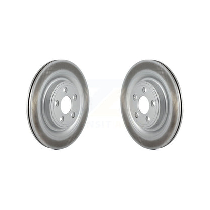 Coat Brake Rotor Rear Pair For Jaguar XF XJ XK S-Type Vanden Plas XKR XJR XJ8 V8