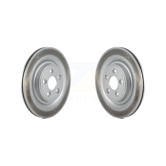 Coat Brake Rotor Rear Pair For Jaguar XF XJ XK S-Type Vanden Plas XKR XJR XJ8 V8