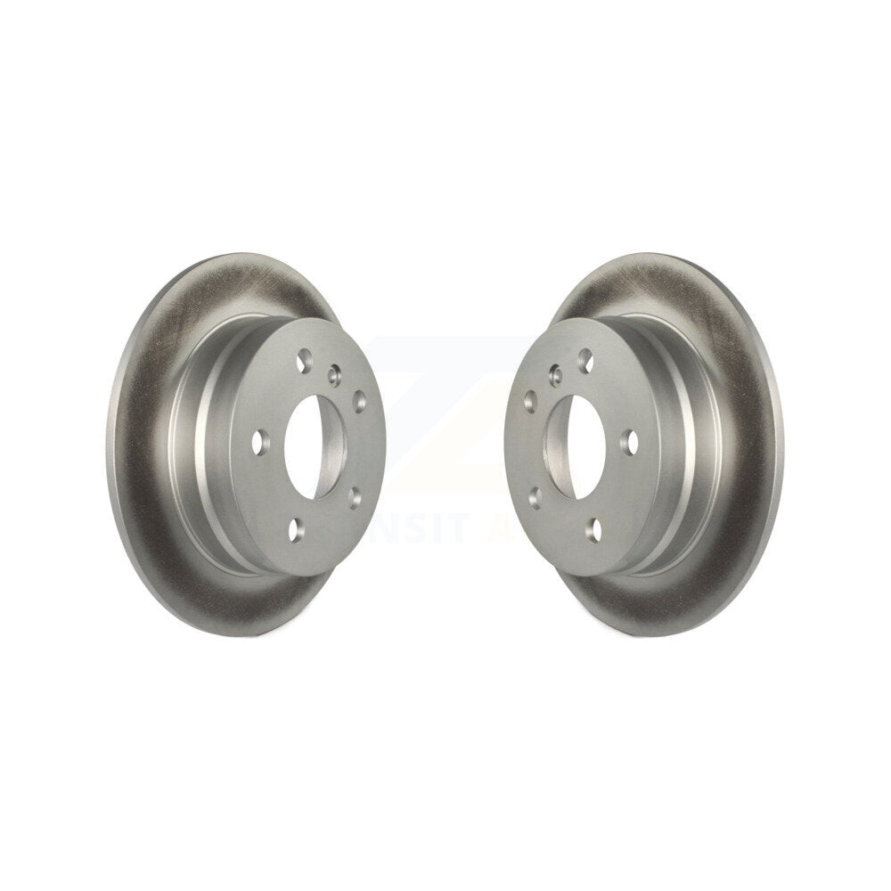 Coated Disc Brake Rotors Rear Pair For 2006-2011 Mercedes-Benz B200