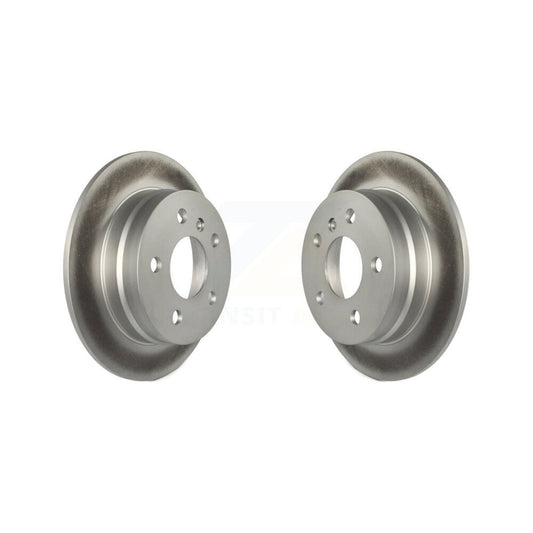 Coated Disc Brake Rotors Rear Pair For 2006-2011 Mercedes-Benz B200