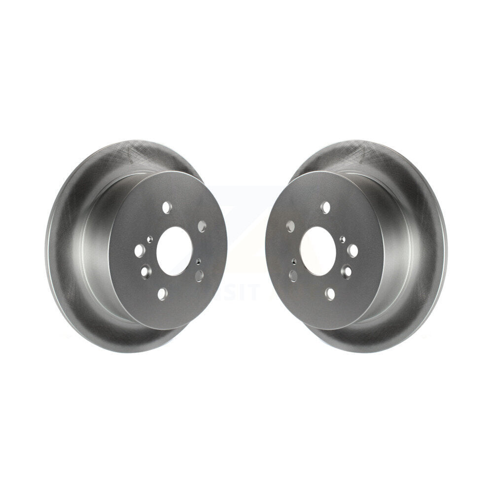 Coated Disc Brake Rotors Rear Pair For 2009-2016 Toyota Venza