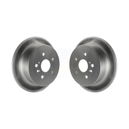 Coated Disc Brake Rotors Rear Pair For 2009-2016 Toyota Venza