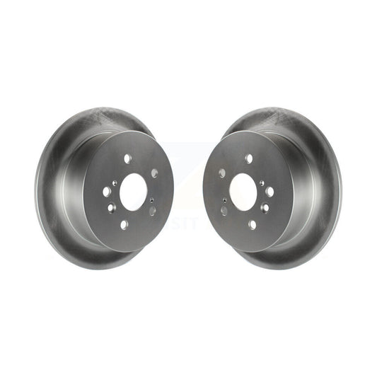 Coated Disc Brake Rotors Rear Pair For 2009-2016 Toyota Venza