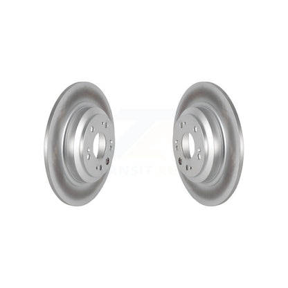 Coated Disc Brake Rotors Rear Pair For 2009-2014 Acura TL