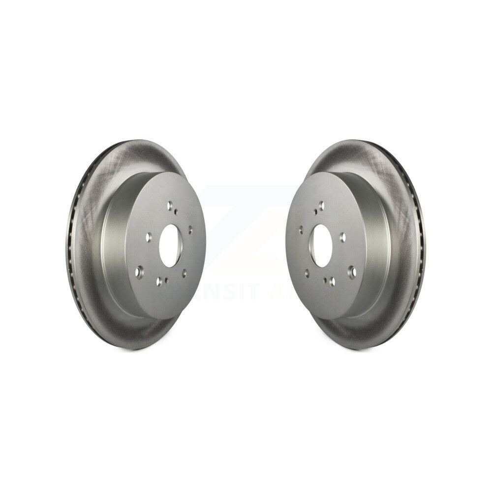 Coated Disc Brake Rotors Rear Pair For 2009-2013 Suzuki Grand Vitara