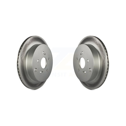Coated Disc Brake Rotors Rear Pair For 2009-2013 Suzuki Grand Vitara