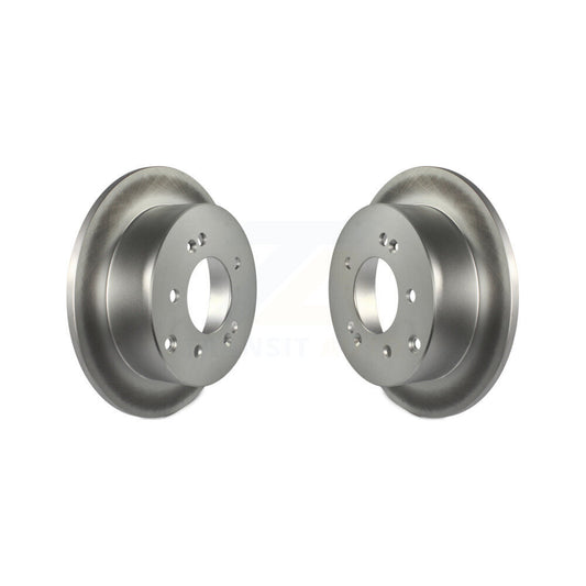 Coated Disc Brake Rotors Rear Pair For Kia Soul Forte Koup Forte5