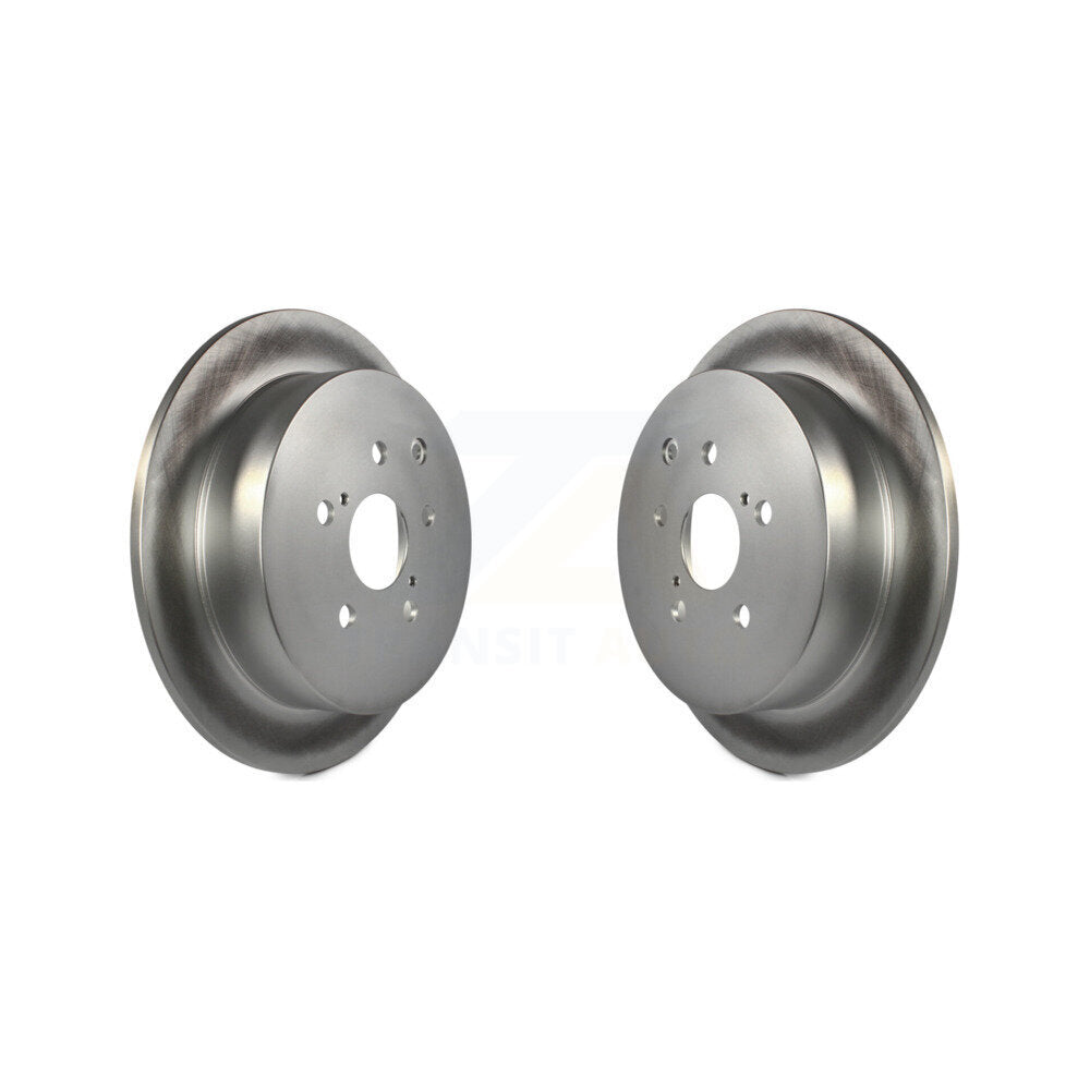 Coat Disc Brake Rotors Rear Pair For Toyota Sienna Highlander Lexus RX350 RX450h